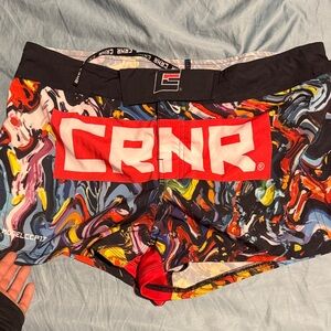 Colorful CRNR Athletic Shorts